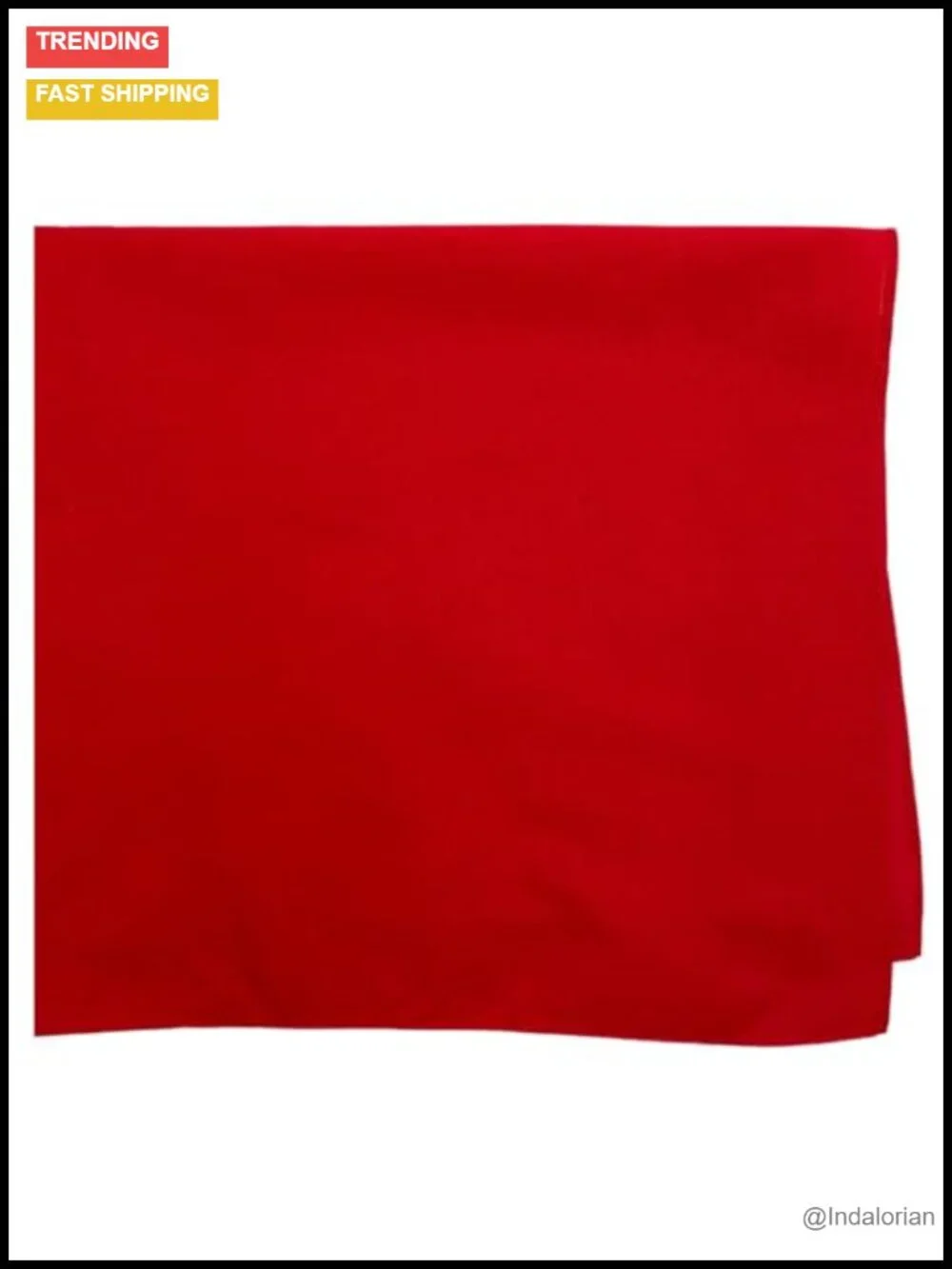 100% Cotton Solid Bandana 22x22 Handkerchief Head Scarf Unisex